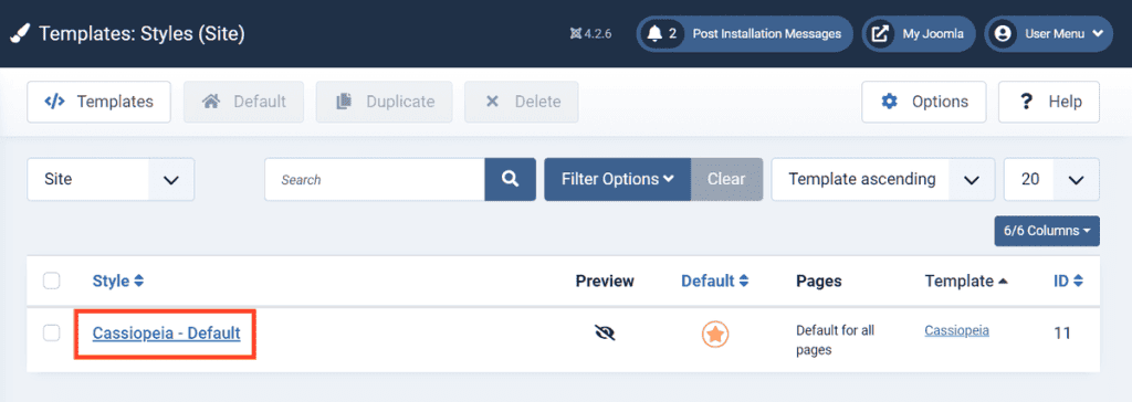 Joomla Tutorial Change Default Style