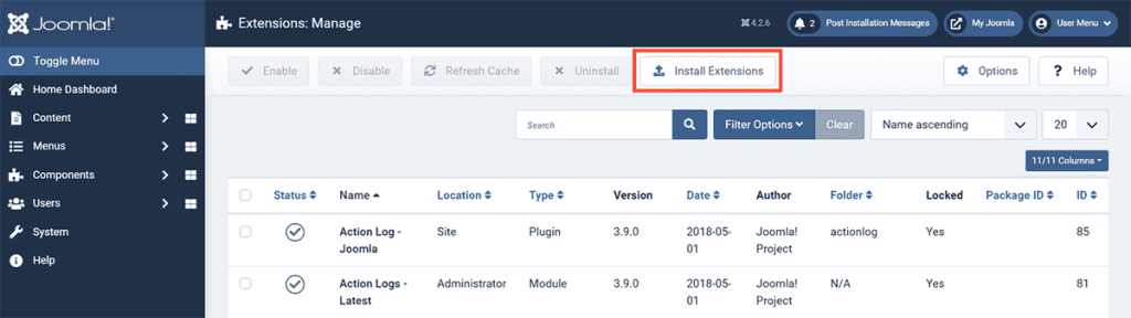 Joomla Tutorial How Install An Extension