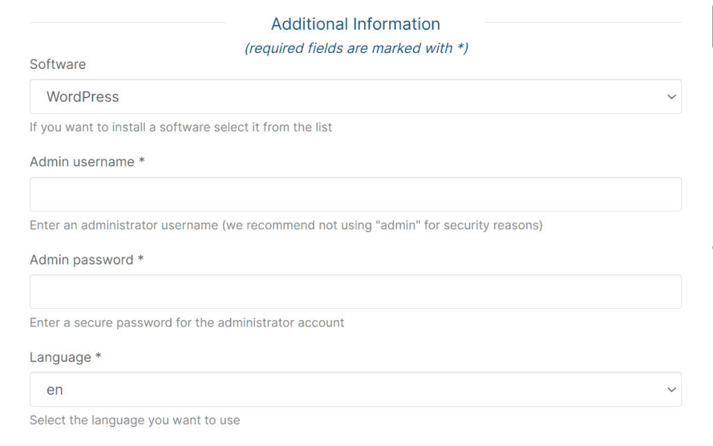 Supporthost Website Migration Additional Informations