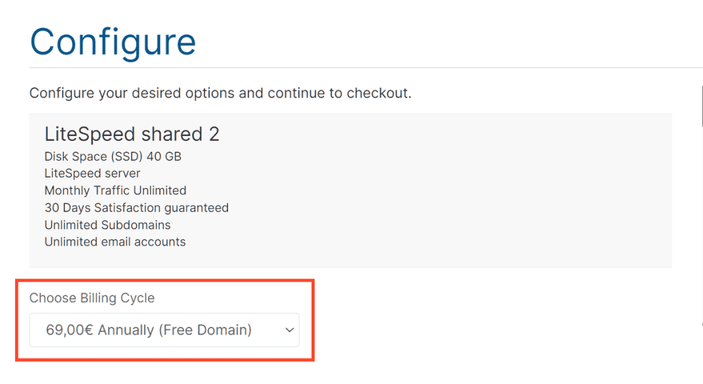 Supporthost Website Migration Billing Cycle