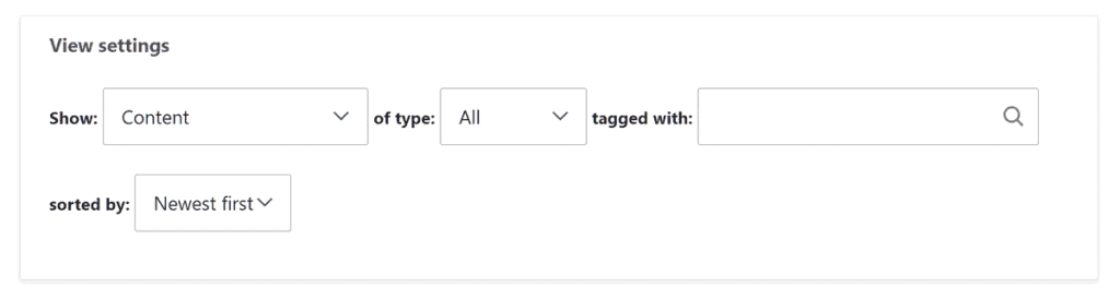 Drupal Add View Settings