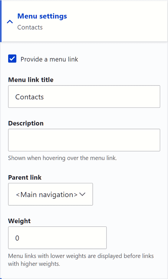 Drupal Tutorial Add Page To Menu