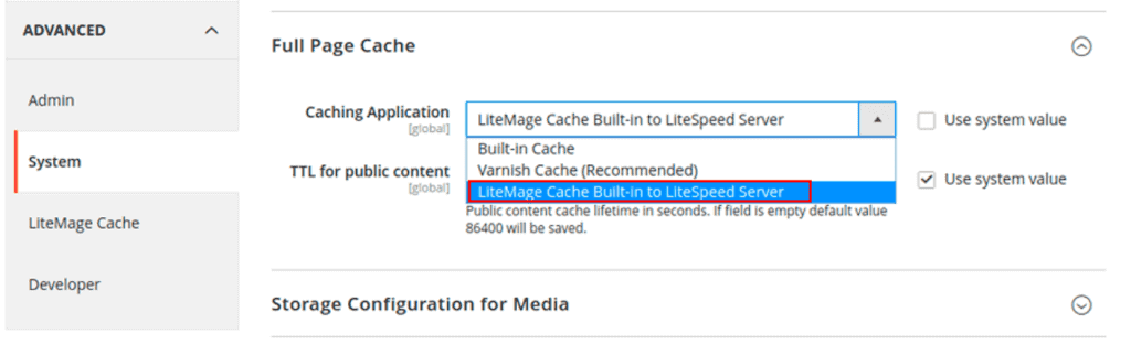 Impostare Litemage Cache Litespeed Su Magento 1024x322 1