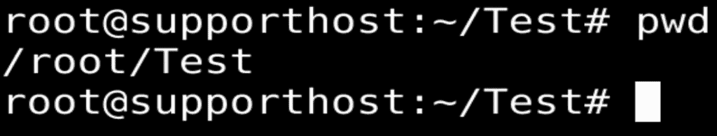 Linux Commands Pwd