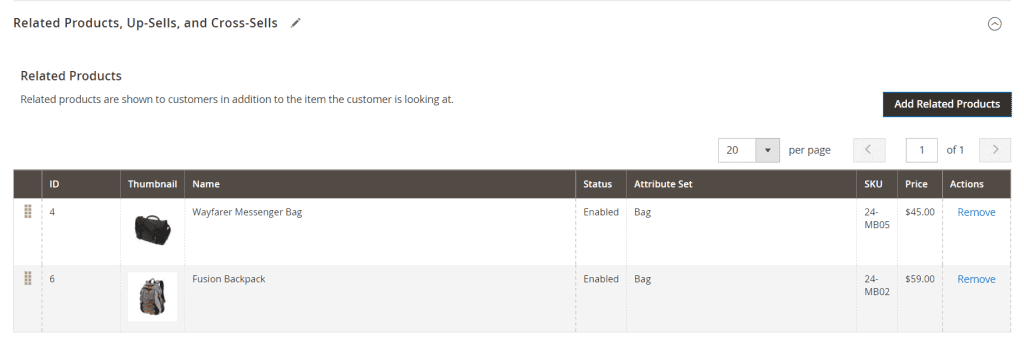 Magento Added Related Products