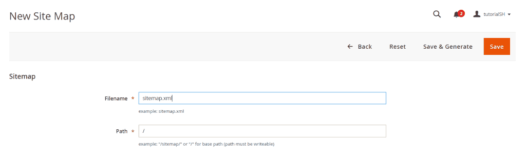 Magento Seo Create A New Sitemap