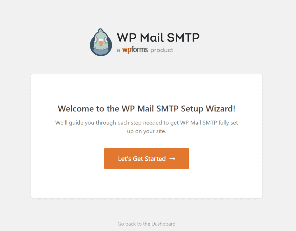 Wp Mail Smtp Wizard Get Started