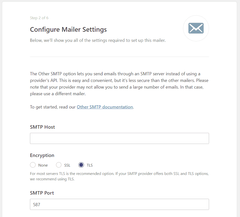 Wp Mail Smtp Wizard Step 2