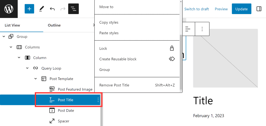Remove Post Title In WordPress Pages