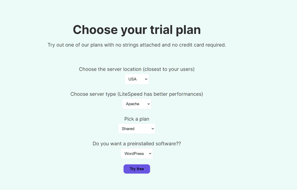Supporthost Enable Free Trial Plan