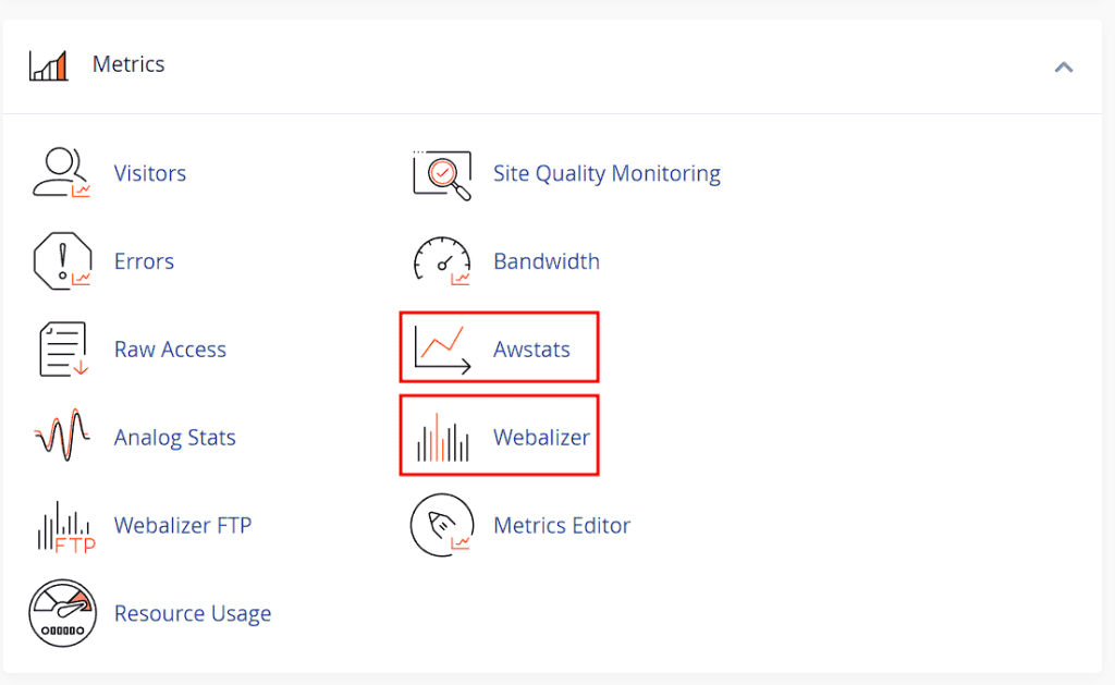 Cpanel Awstats Webalizer