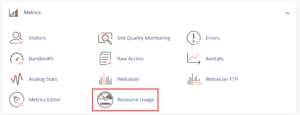 Cpanel Resource Usage