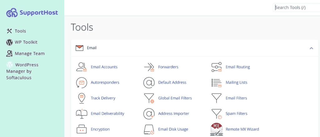 Customized Cpanel Example