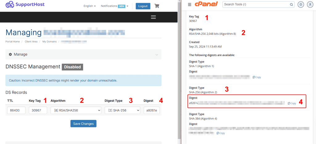 Add Ds Record Enabling Dnssec Domain