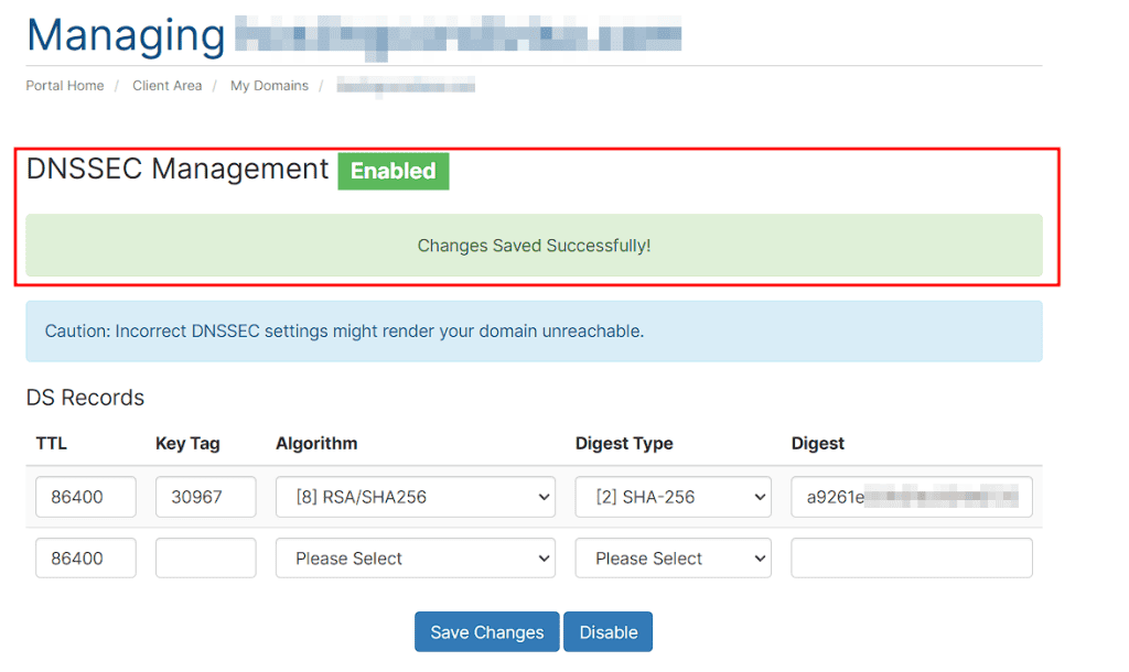 Dnssec Enabled Domain Supporthost