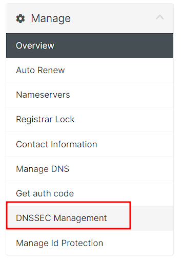 Dnssec Management Client Area Supporthost