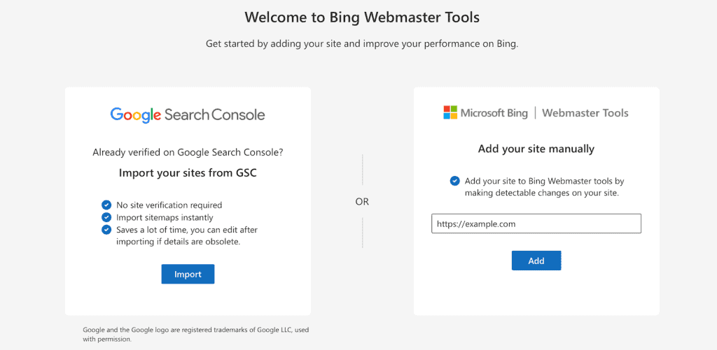 Connect Verify Website Bing Webmaster Tools