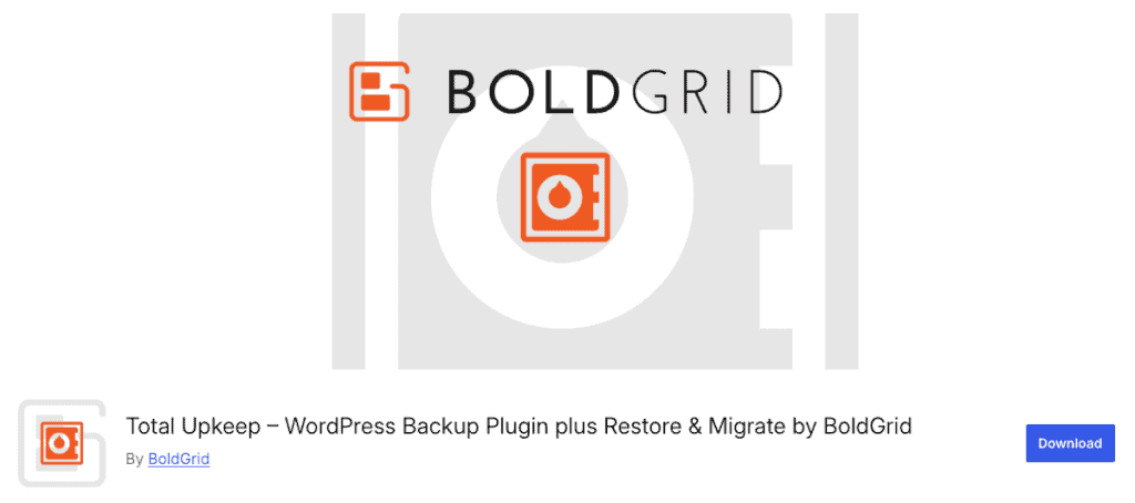 Boldgrid WordPress Backup Plugin