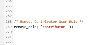 Remove User Role With Code