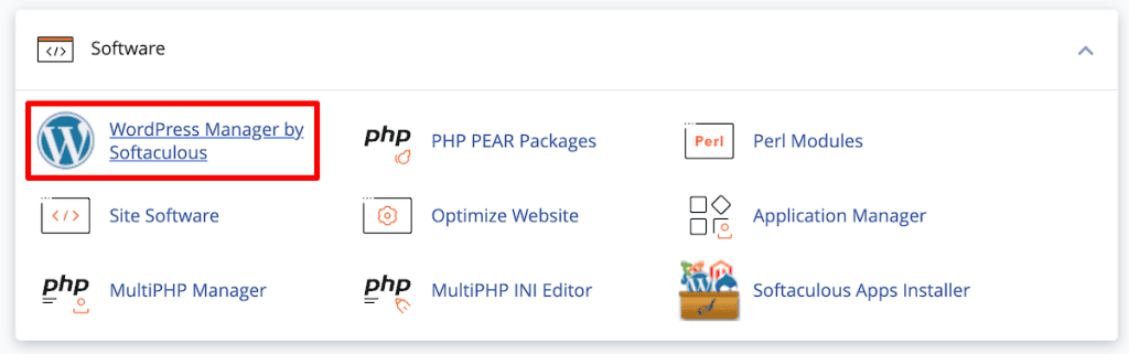 Wordpress Login Softaculuous