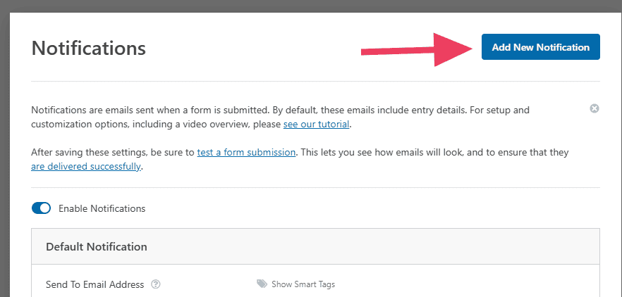 Wpforms Add Notifications