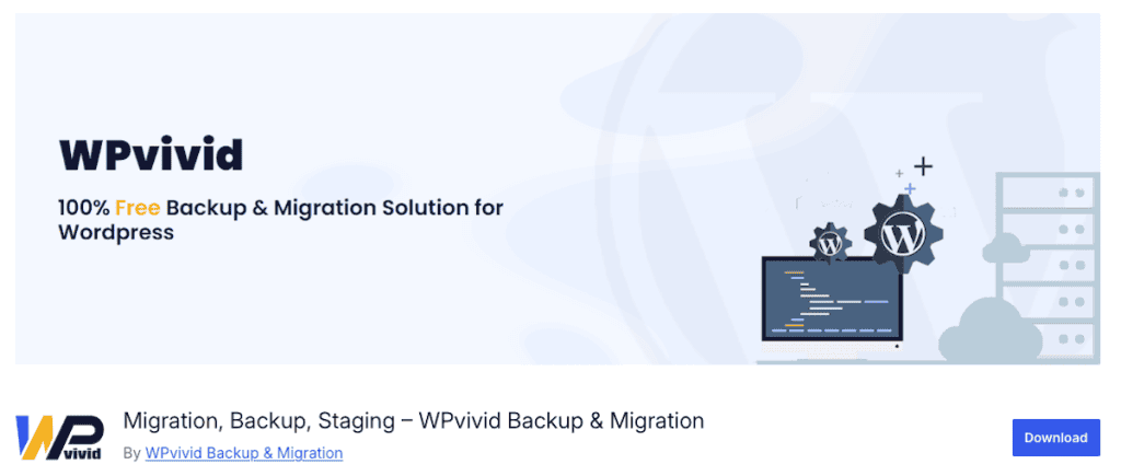 Wpvivid WordPress Backup Plugin