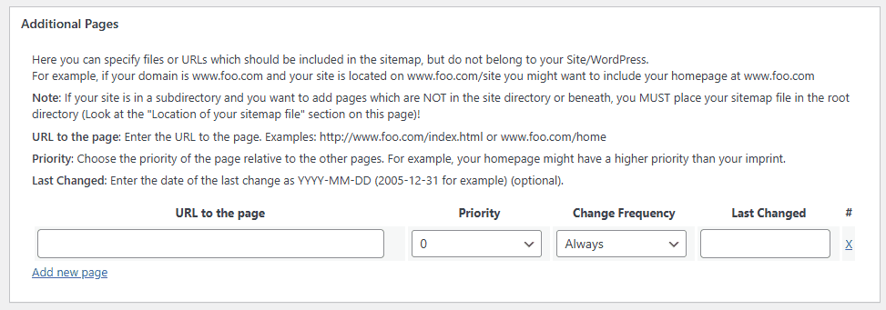 Xml Sitemap For Google Add Pages