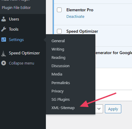 Xml Sitemap For Google Settings