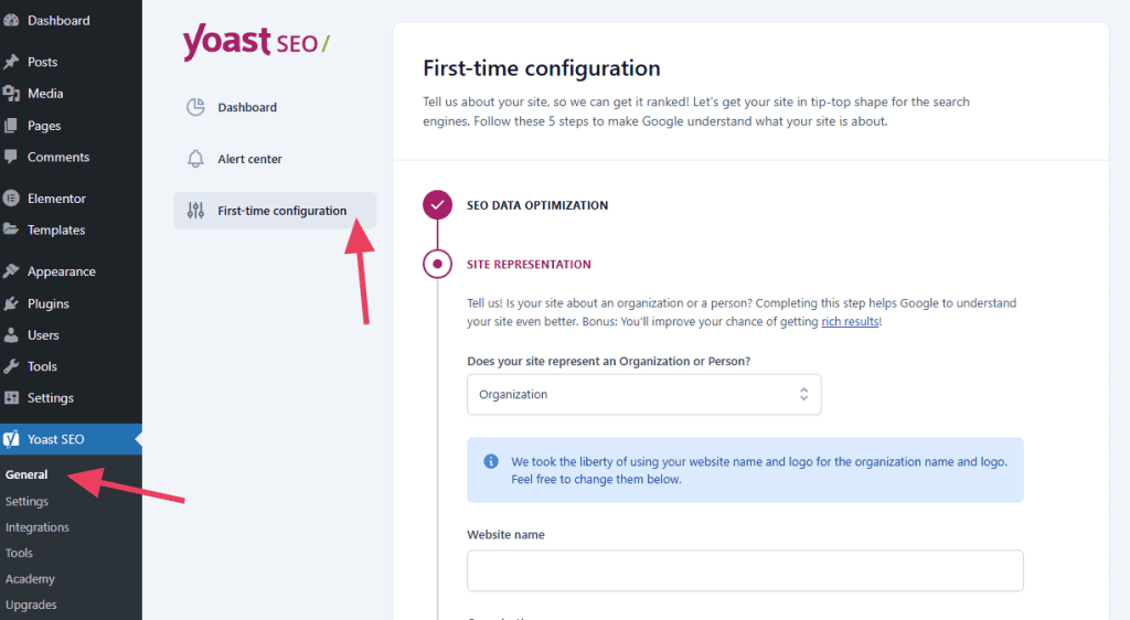 Find Yoast Seo Configuration Tool