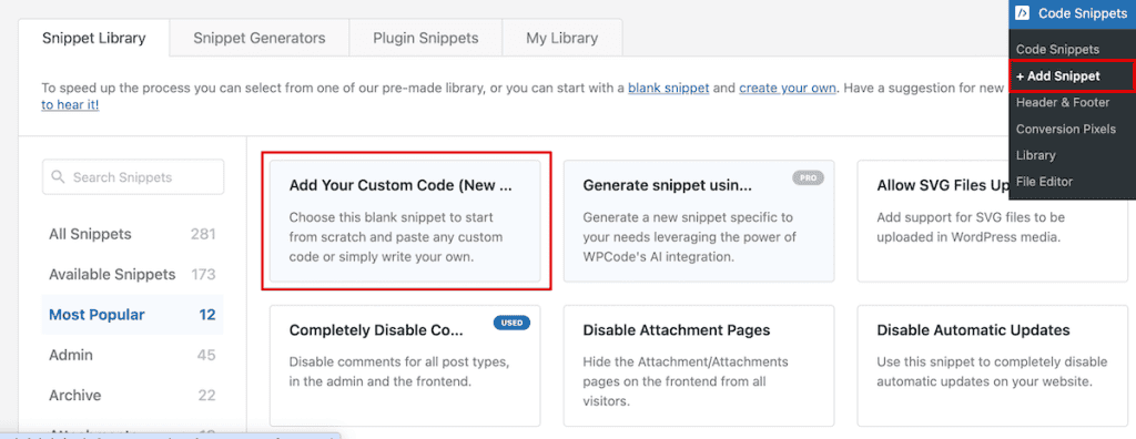 Wordpress Duplicate Page Code Snippets Plugin Add Code