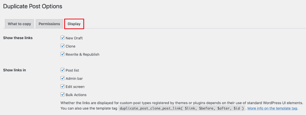 Wordpress Duplicate Page Yoast Duplicate Post Plugin Display