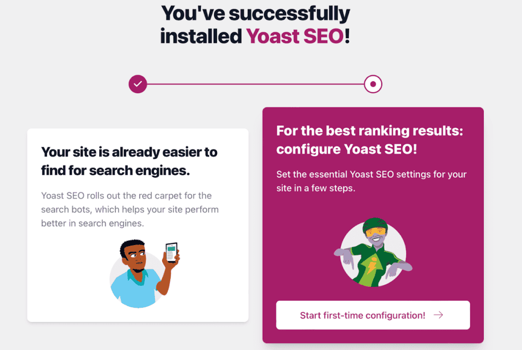 Yoast Seo First Time Configuration