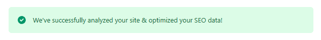 Yoast Seo Successfully Optimized Site