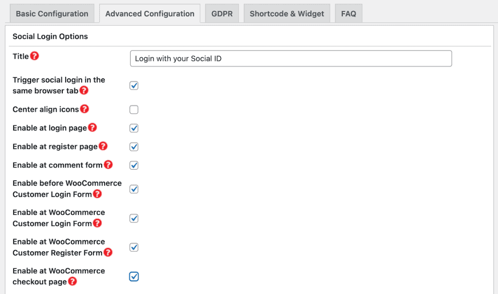 Woocommerce Login Enable Woocommerce Form Options
