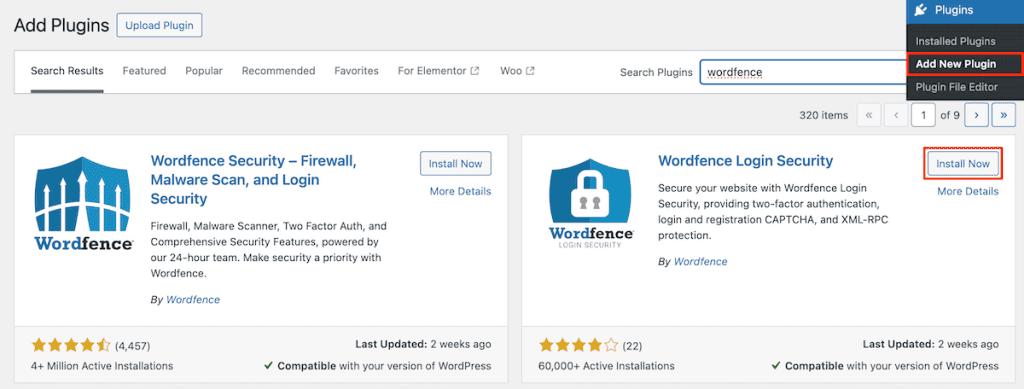 Woocommerce Login Install Wordfence Login Security