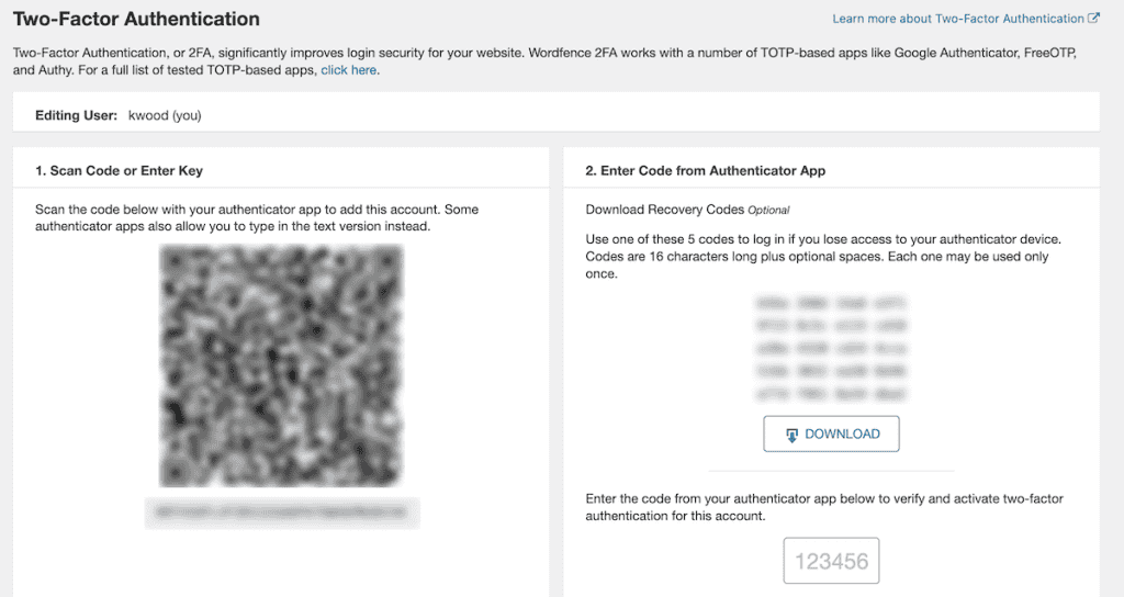 Woocommerce Login Setup 2fa With Wordfence Login Security