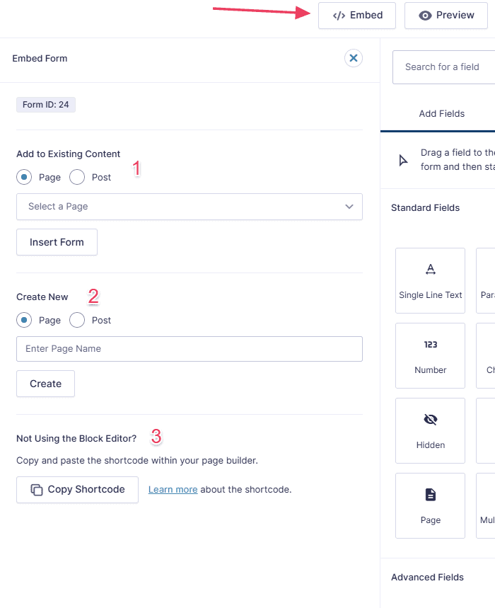 3 Ways To Embed A Form