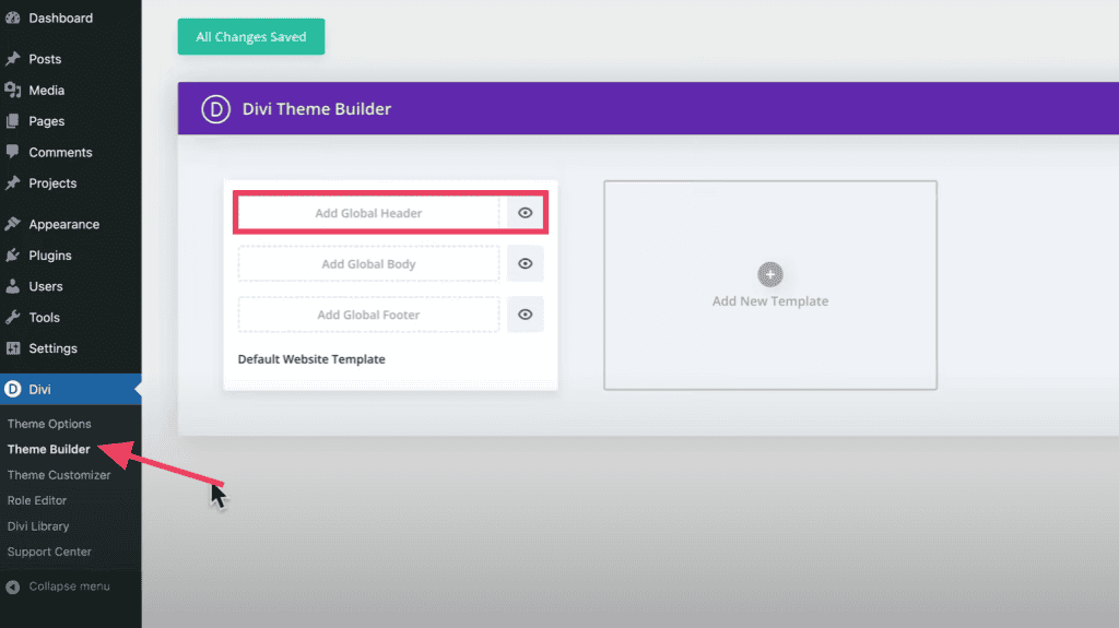 Add Global Header