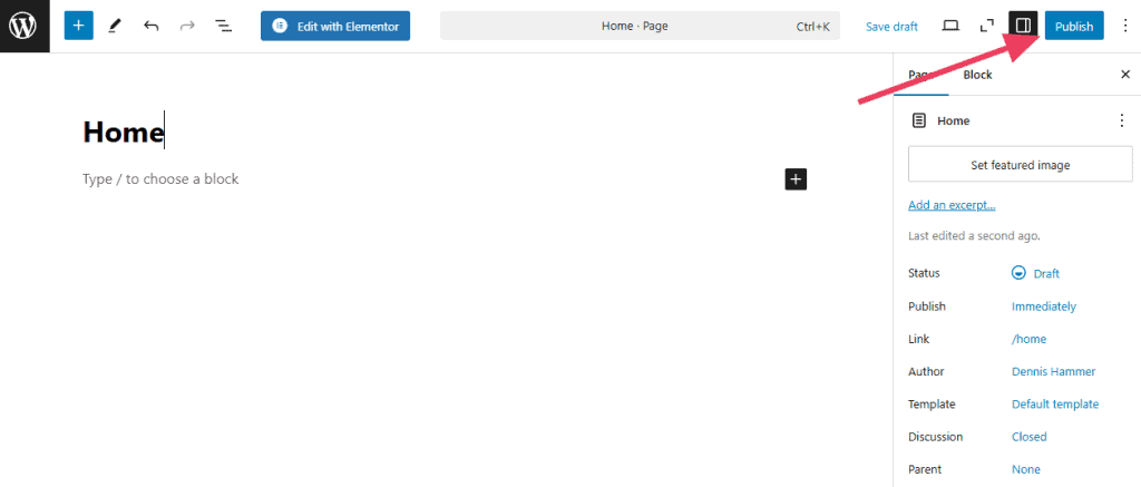 Add Home Page