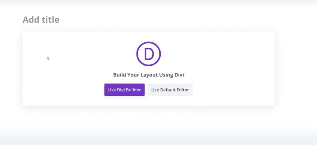 Build A Divi Page