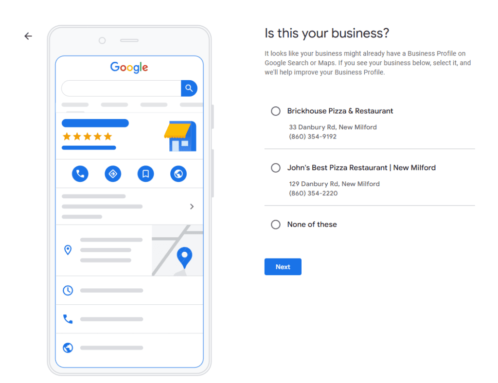 Claim Your Business Profile