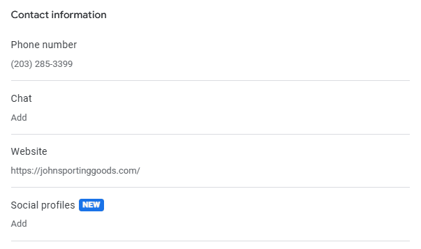 Contact Information