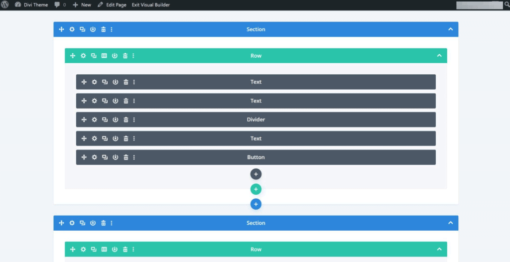 Divi Back End Editor