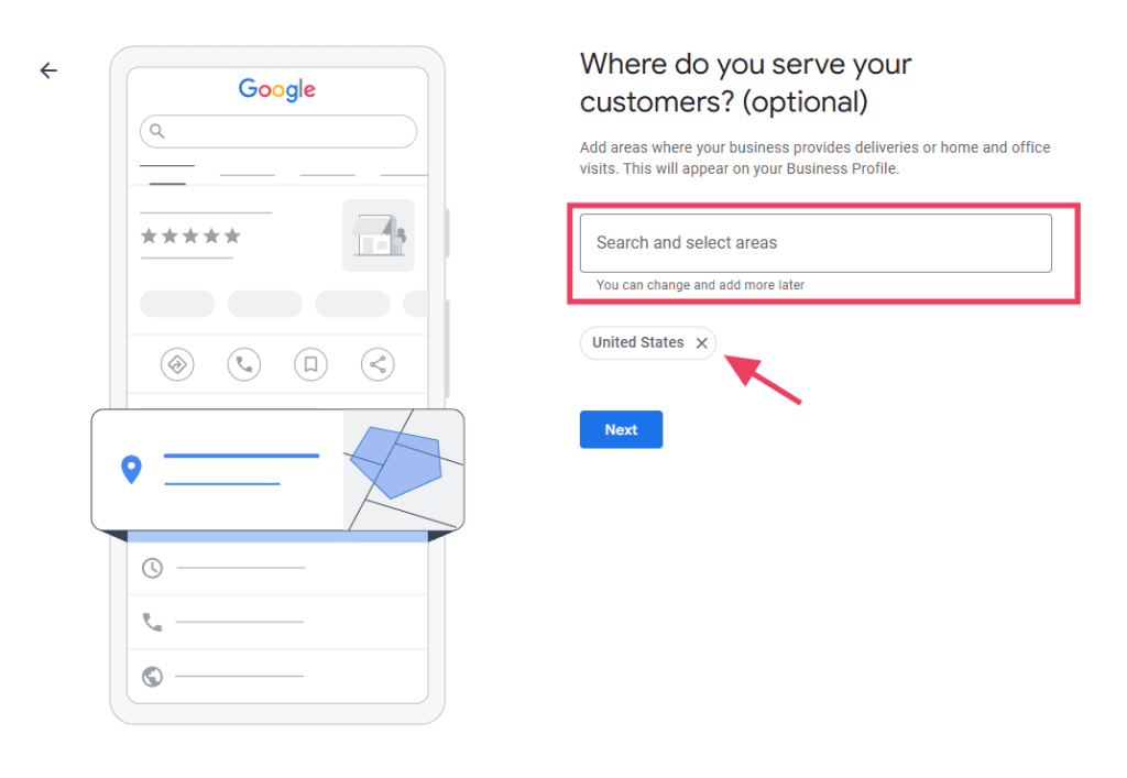 Enter Delivery Locations