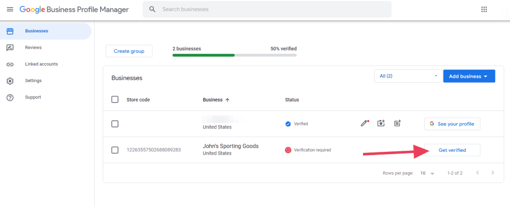 Finish Verification Process