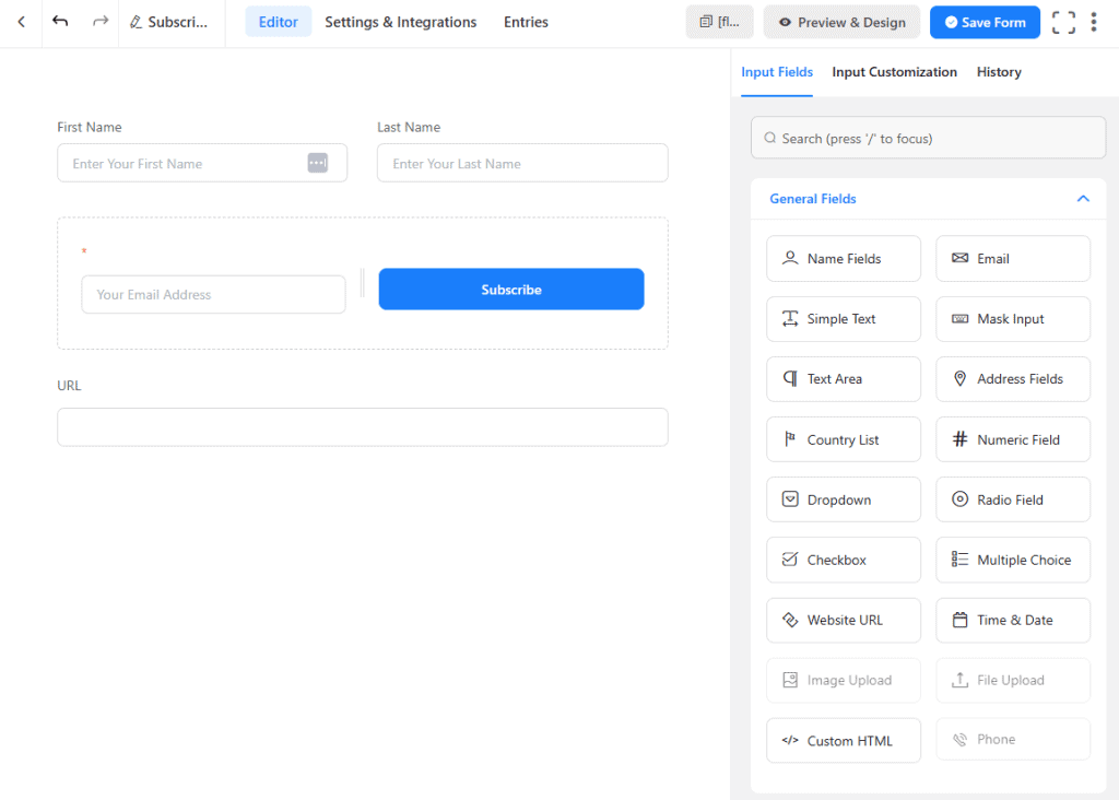 Best WordPress Form Plugins: Fluent Forms Builder