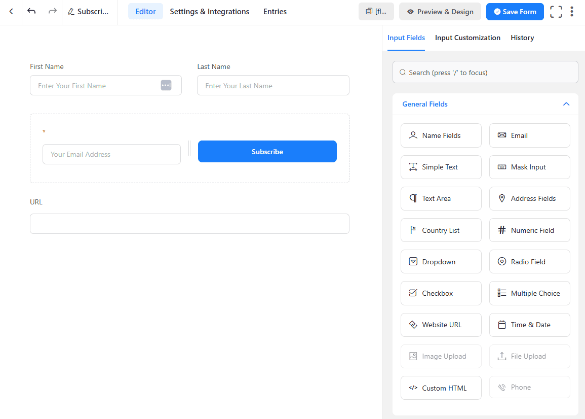 Best WordPress Form Plugins: Fluent Forms Builder