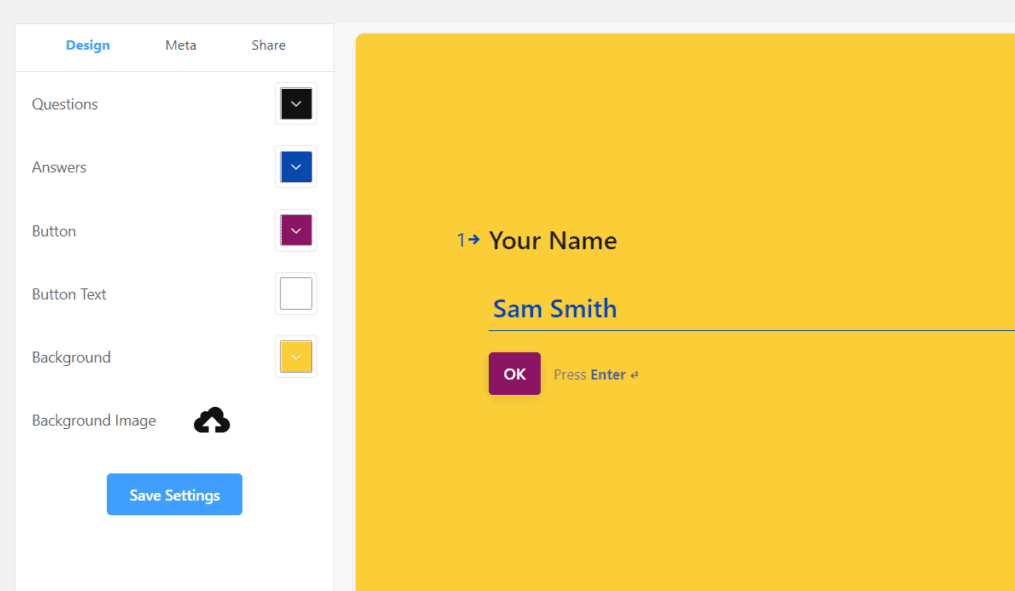 Fluent Forms Conversational Forms