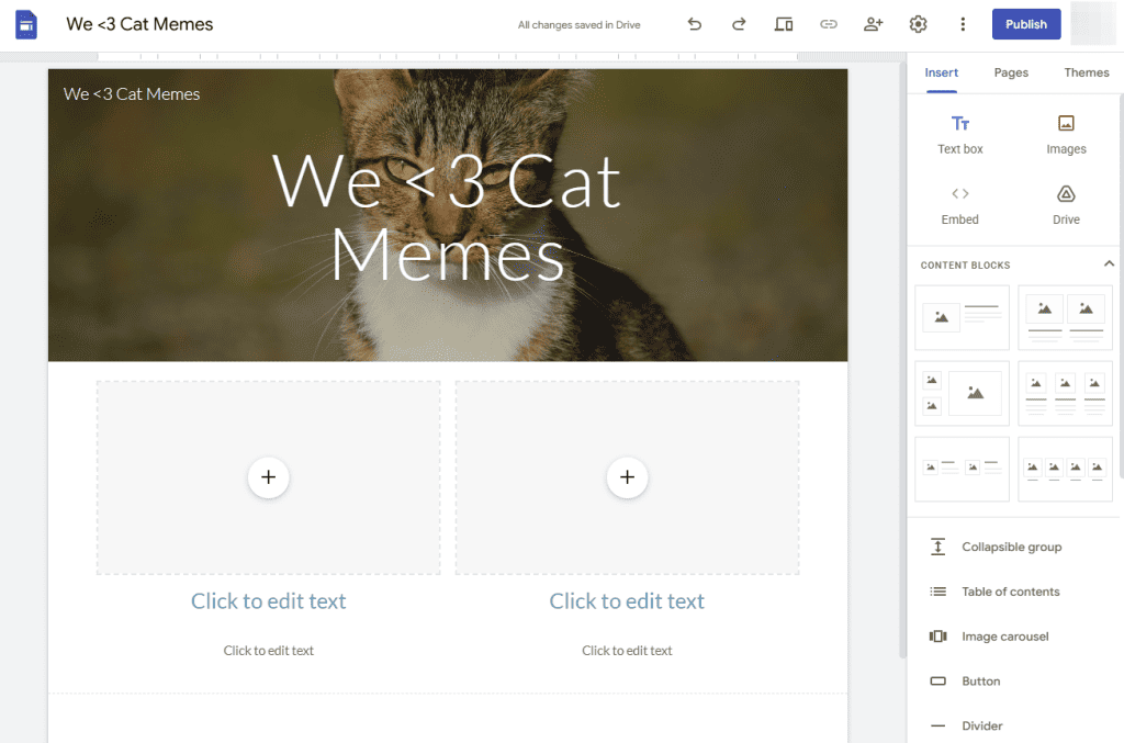 Google Sites Squarespace Alternative