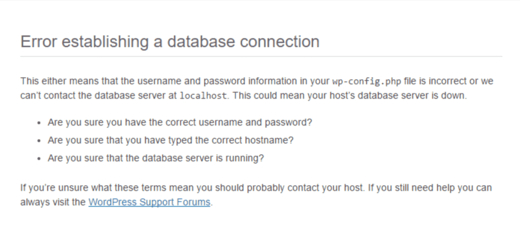 Http Status Codes WordPress Error